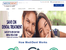 Tablet Screenshot of medident.com.my